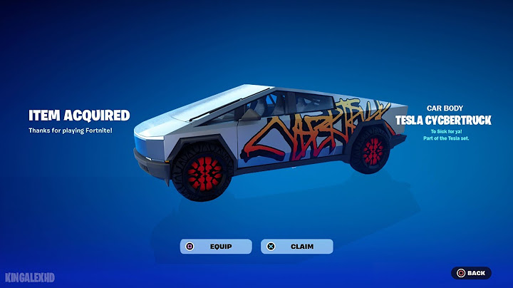 How To Get the Tesla Cybertruck Car Body NOW FREE In Fortnite (Tesla Cybertruck Rocket League Car)