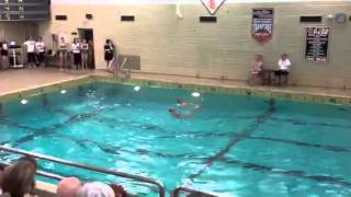 Hannah McDonell's synchronized swimming dress rehearsal