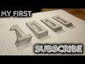 Drawing 1000 in 3D | Graph Paper Art for Beginners