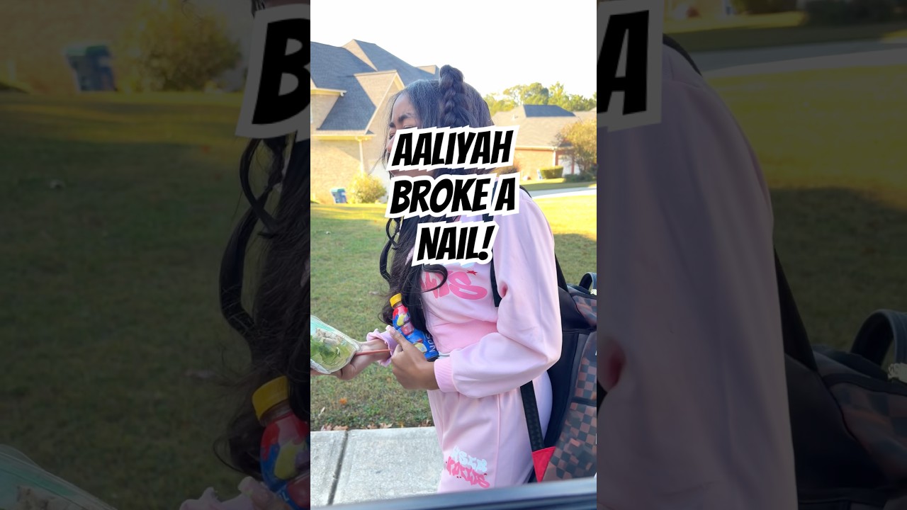 Алия сломала ноготь, и она очень недовольна! 😡 Девочки, вы ведь понимаете, правда?