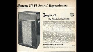 JENSEN: Forgotten Giant of American Loudspeakers and their mighty IMPERIAL PR-100 folded horns