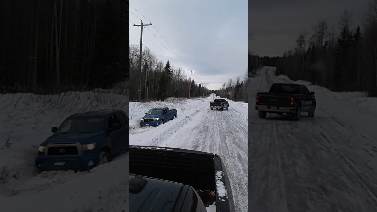GMC pulling out a Toyota tundra - YouTube