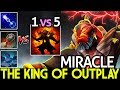 MIRACLE [Ember Spirit] The King of Outplay 1v5 Crazy Gameplay 7.22 Dota 2