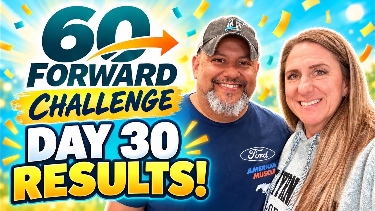 30 DAY RESULTS! | HALFWAY THROUGH OUR 60 FORWARD CHALLENGE!