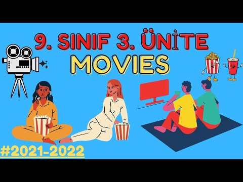 9. SINIF İNGİLİZCE 3. ÜNİTE KELİMELERİ VE KELİME TESTİ | MOVIES (PDF)