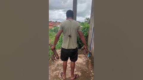 Large Spider Crawls on Brother After Picking Cassava || ViralHog