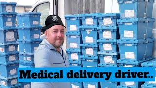 Delivering medical / pharmaceutical supplies - A day in the life ..