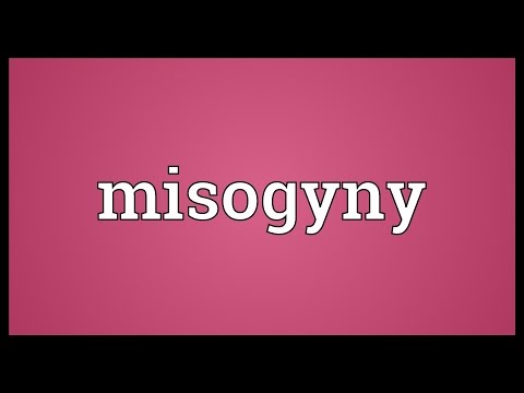 Misogyny અર્થ