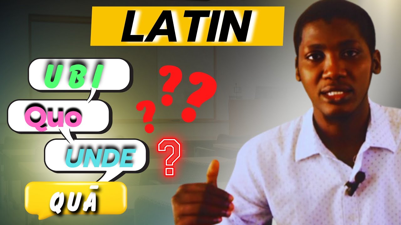 Question Latin Latin : Les Questions DE LIEU - YouTube