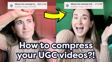 How to compress your UGC videos