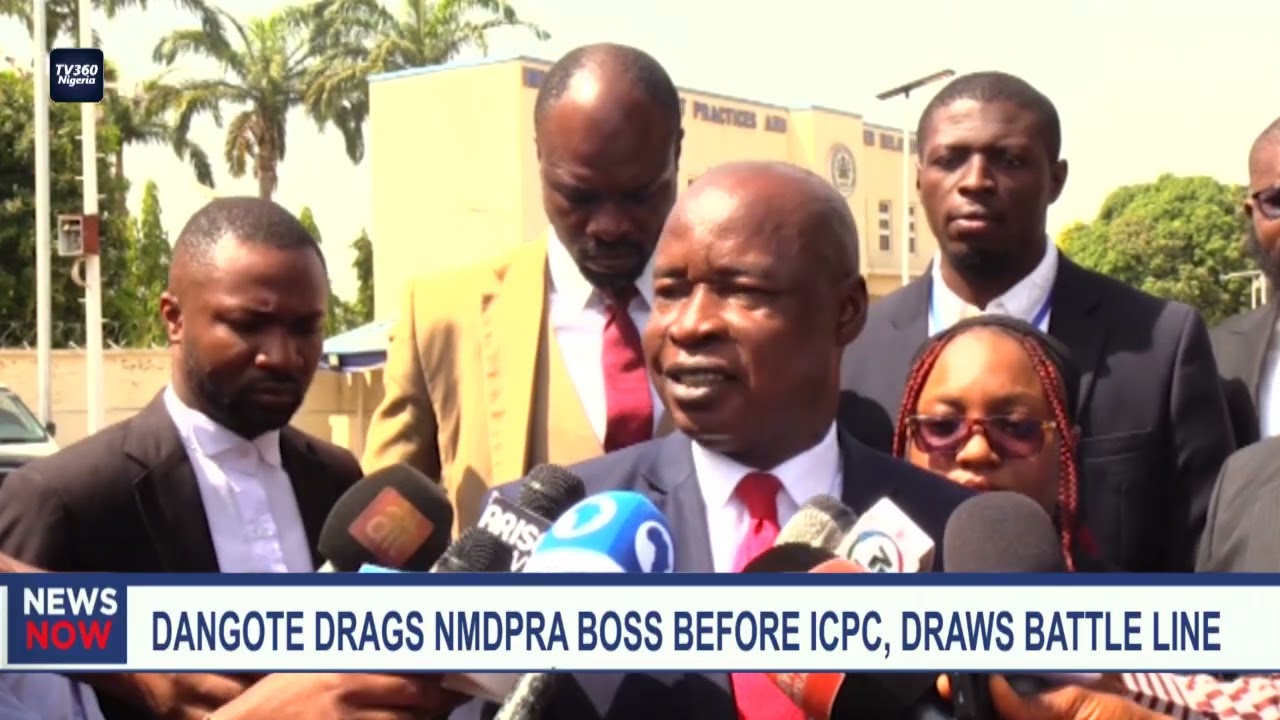 Данготе подал иск против главы NMDPRA в ICPC, обозначив линию противостояния.