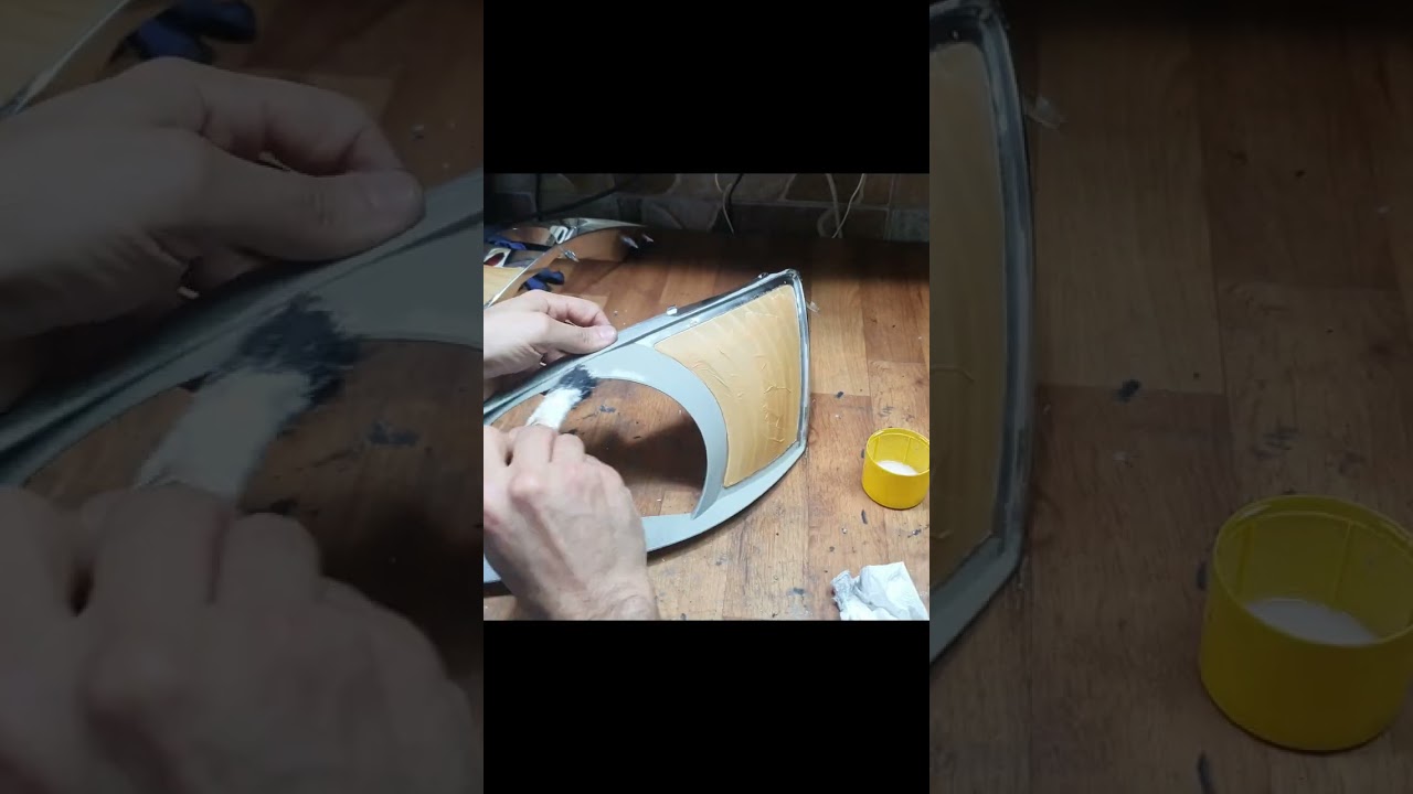 Чистка и затемнение фар Hyundai Getz