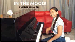 Video thumbnail of "In The Mood amazing piano cover by 14 y.o Danielle!"