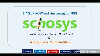 Cloud based Student Information System for Schools & Coaching Centers by Schosys.com
