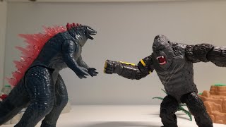 EVOLVED GODZILLA vs KONG/STOP MOTION TEST