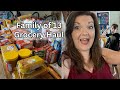 Family of 13 grocery haul it comes in twos   large family grocery haul