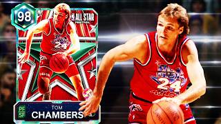 *FREE* GALAXY OPAL TOM CHAMBERS GAMEPLAY! AMAZING FREE SF IN NBA 2K26 MYTEAM!