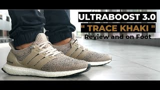 trace khaki ultra boost 3.0