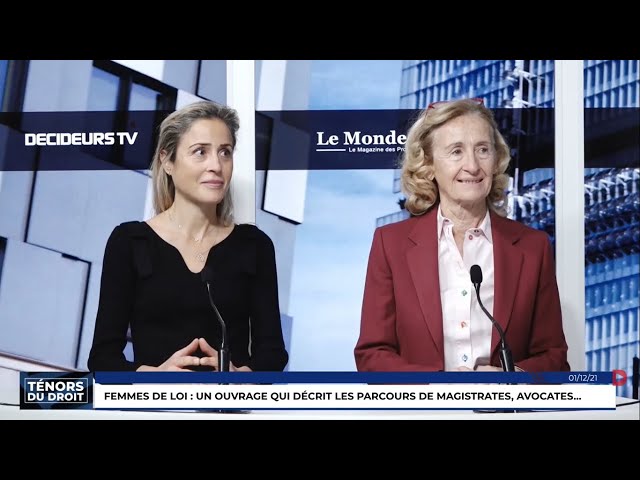 Ténors du Droit : Juliette Mel et Nicole Belloubet parlent de l'ouvrage  Femmes de loi - YouTube