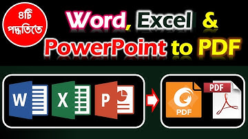 Convert Word, Excel and PowerPoint Documents to PDF in Bangla