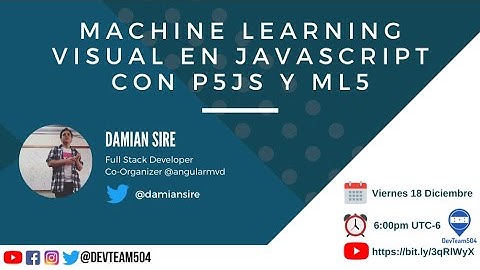 Machine Learning Visual en Javascript con P5Js y Ml5