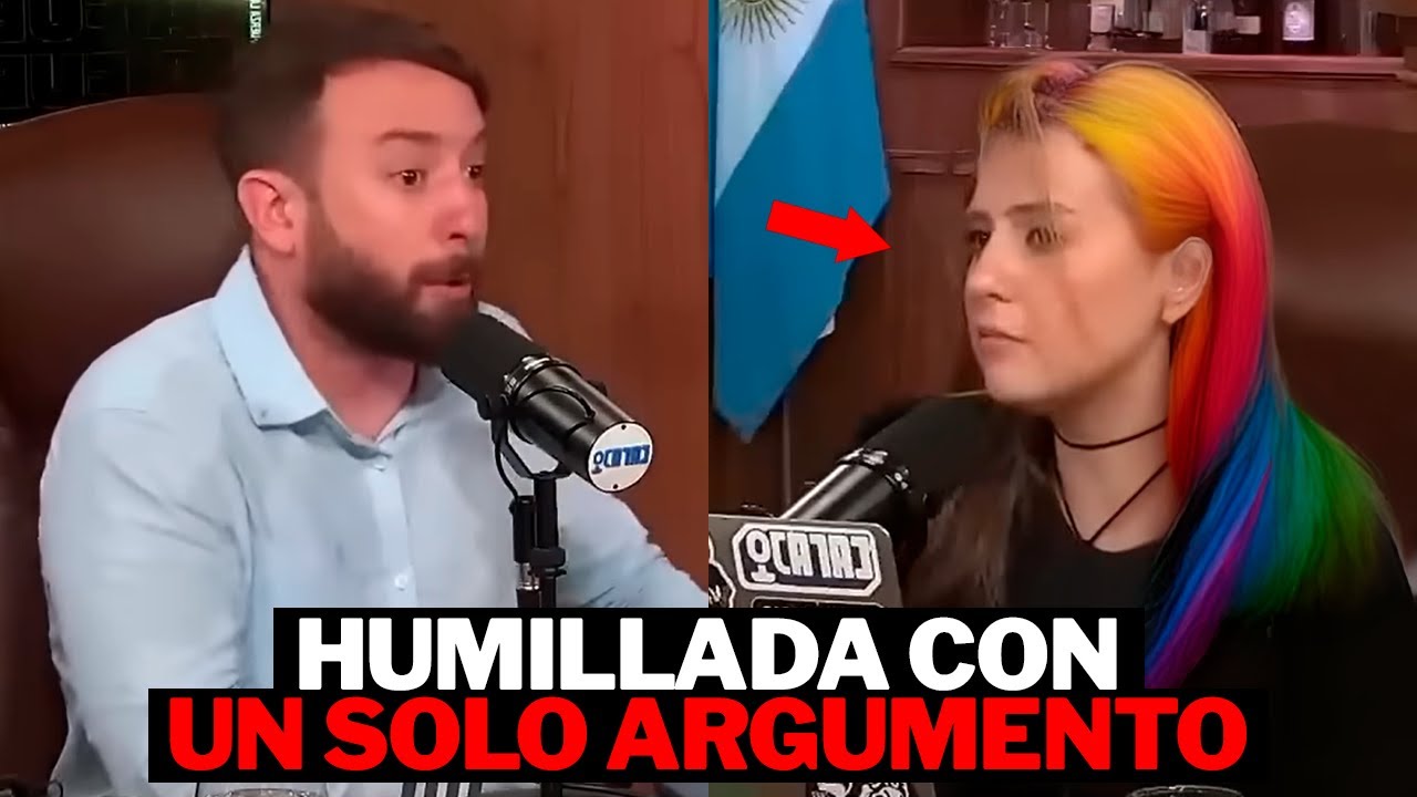 Agustin Laje Humilla a Feminista Radical con un Solo Argumento