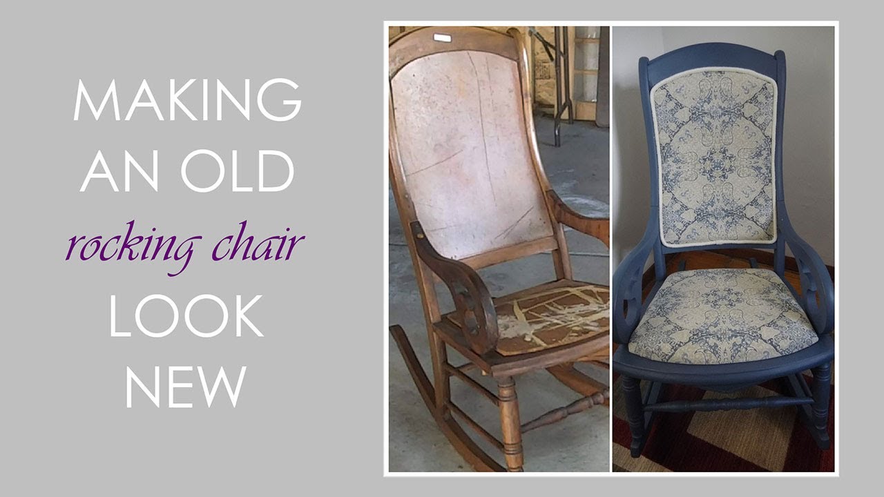 DIY Upholstered Rocking Chair, Home Decor