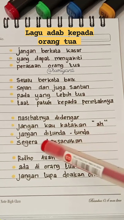 lagu adab kepada orang tua #shoot #anaktk #anakpaud #edukasi