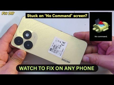 Android No Command Fix | itel A50 Recovery Mode & Hard Reset