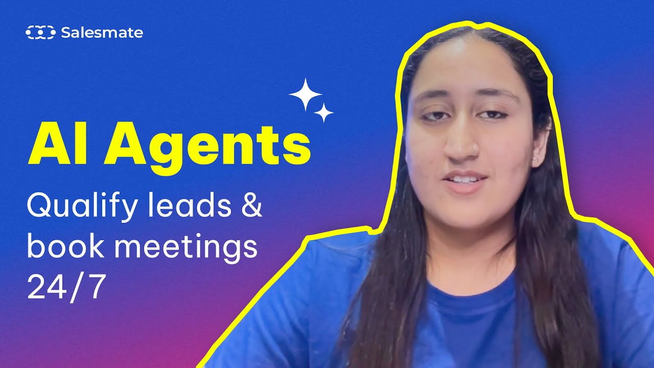 Salesmate AI Agents: Qualify Leads & Book Meetings 24/7 (No Code!)