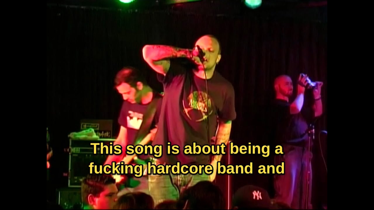 Nora "This song is about being a fucking hardcore band"