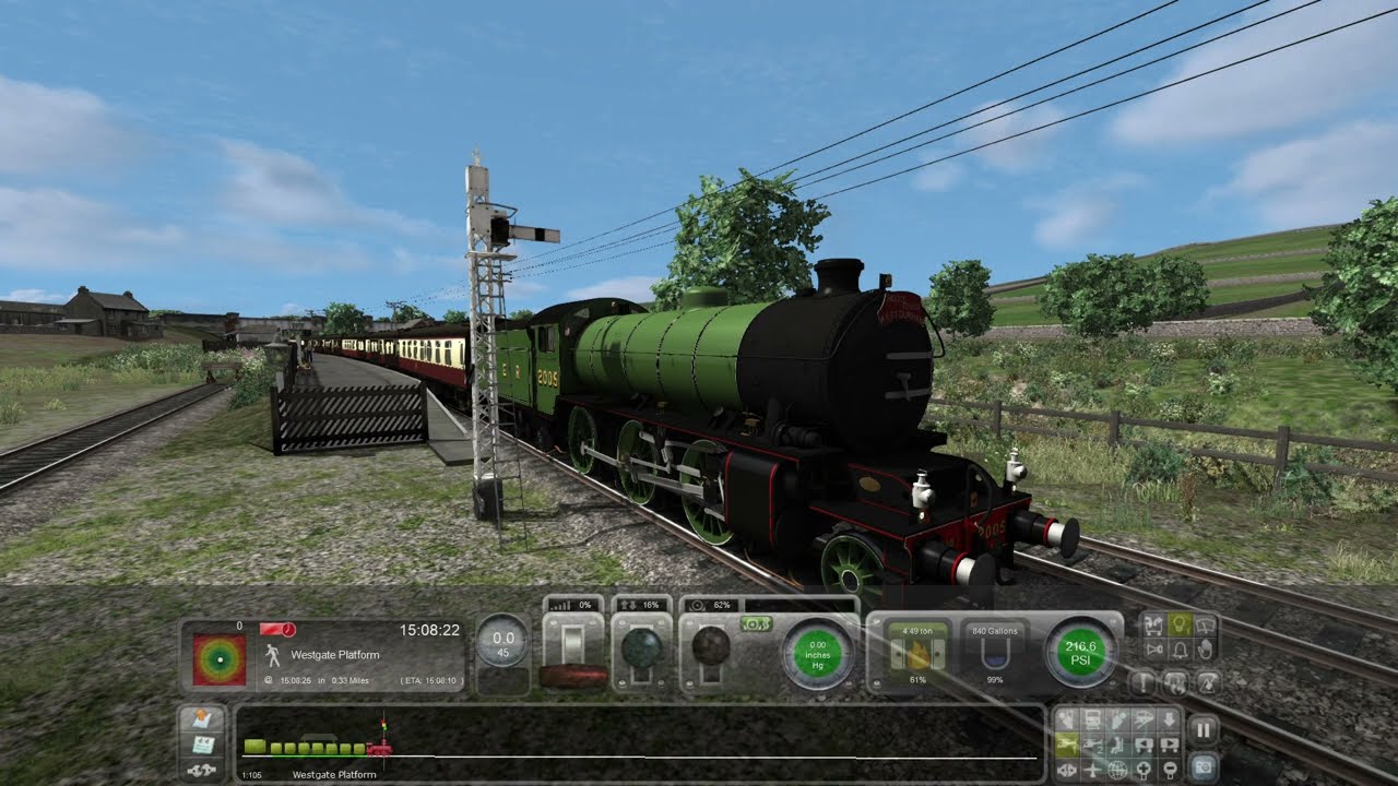 8. West Durham Rail Tour - Weardale & Teesdale - LNER Peppercorn Class K1 - Train Simulator Classic