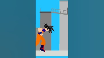 GOKU VS ??? (MY FIRST TIME ANIMATING A FIGHT) #goku #animation #sticknodes