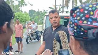 Indian Big Size Rock Python Snake Rescue | #viral
