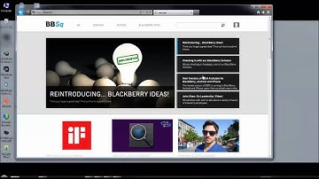 Developing for BlackBerry Web Services