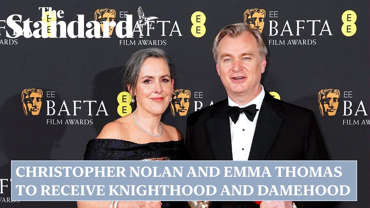 Christopher Nolan and wife Emma Thomas to receive knighthood and damehood for services to film