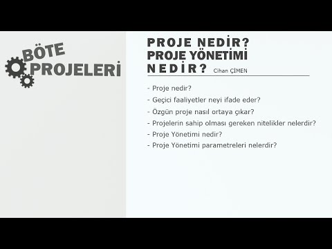 Video: Proje yönetiminde proje seçimi nedir?