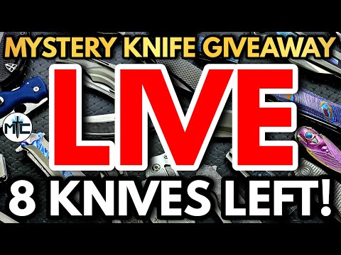 MC LIVE! MYSTERY KNIFE GIVEAWAY! 8 KNIVES LEFT + Knives & Knonsense MC LIVE! MYSTERY KNIFE GIVEAWAY! 8 KNIVES LEFT + Knives & Knonsense