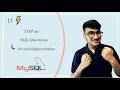 L1 - SECOND HIGHEST SALARY || TOP 20 SQL QUESTIONS || RUDRA GUPTA ||