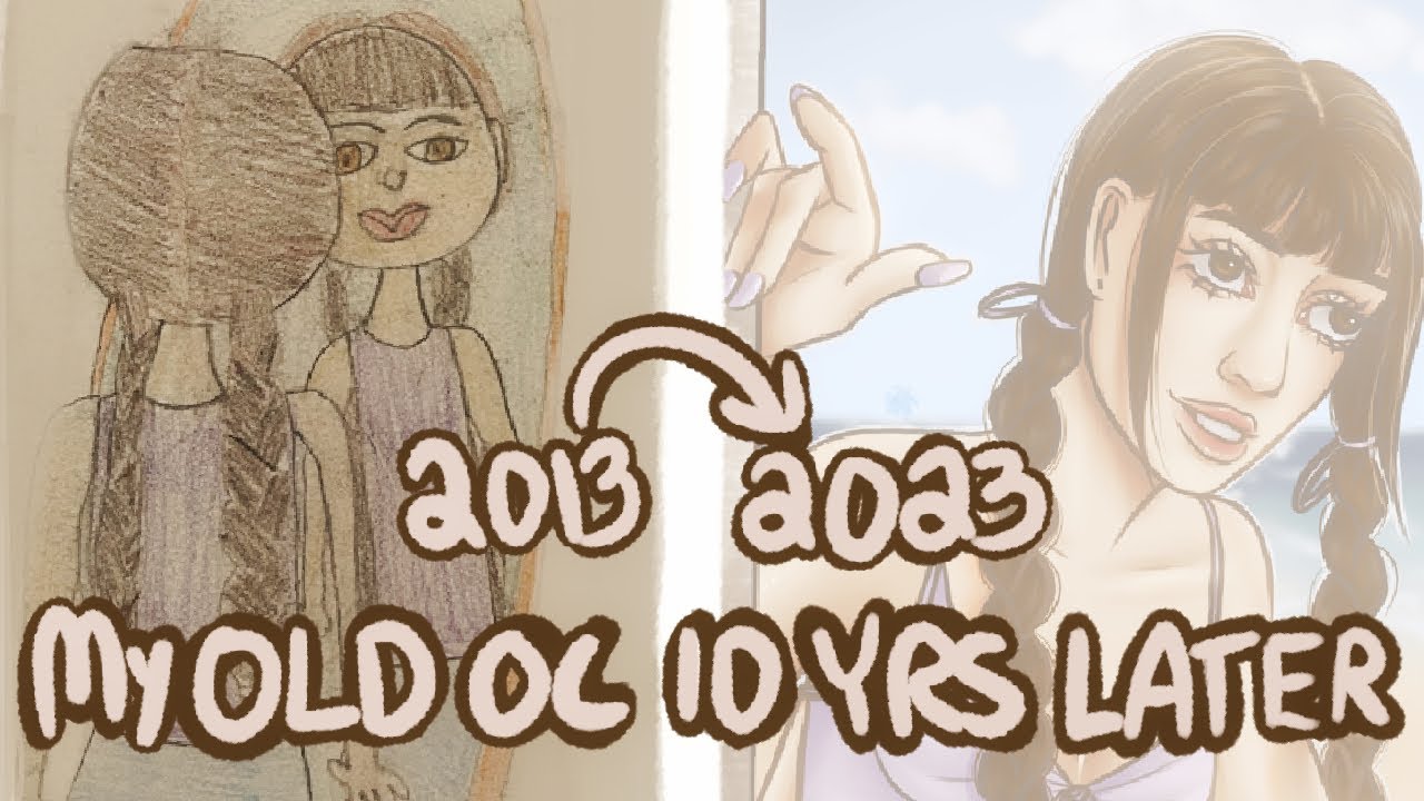 REDRAWING My Old OC - YouTube