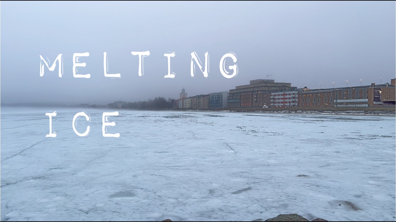 Melting Ice Walk 🇸🇪 | Misty Morning at Lake Vättern | Sweden 4K 2026