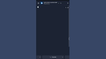 print a list in ascending order using python | #python #programming #tutorial #coding #shorts #code