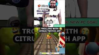 Diabolical AI Camera Trolls Ruin Twitch Streams! 💀 #citrusapp #twitchstreamer #livefail #irl #live