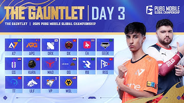 [URDU] 2025 PMGC League | The Gauntlet Day 3 | PUBG MOBILE Global Championship