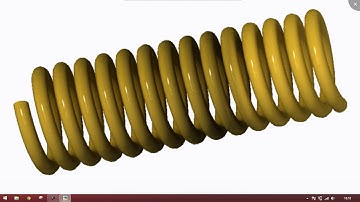 spring part design in creo parametric (2.0/3.0/5.0)