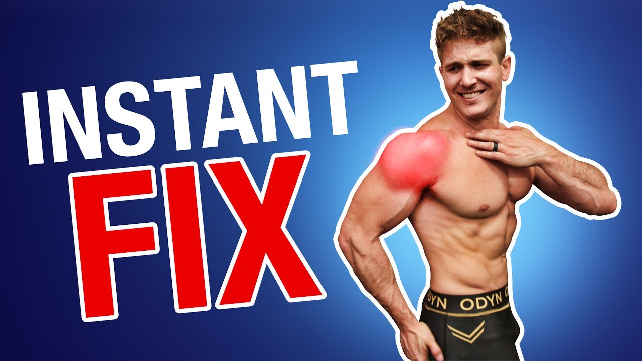 Get Rid Of Bench Press Shoulder Pain & LIFT MORE WEIGHT! | INSTANT FIX