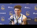 Brandin Podziemski Reflects On Loss at His Hometown vs Bucks | Jan. 13, 2024