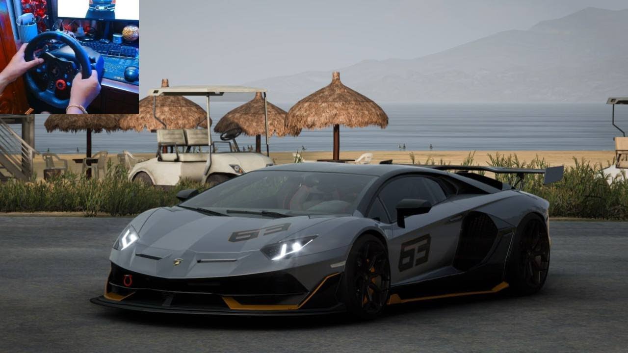 Lamborghini Aventador SVJ | Forza Horizon 5 Logitech G29 Steering Wheel Gameplay 4K