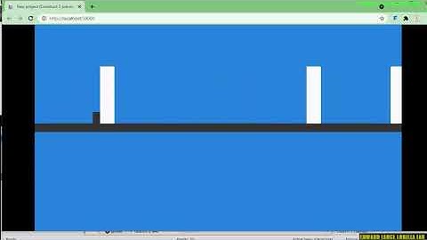 【Construct 2】adding in the bottom enemies Make and endless runner with gravity flip