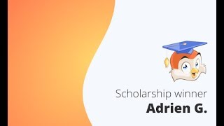 January 2018 Winner - $1,000 You Deserve It Scholarship Award
